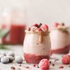 Panna Cotta de leite misto com nozes